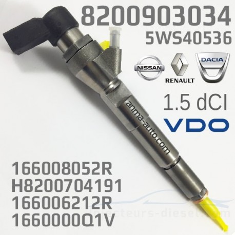 Injecteur Siemens VDO 8200903034 166008052R H8200704191
